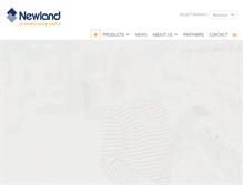 Tablet Screenshot of newland-id.com